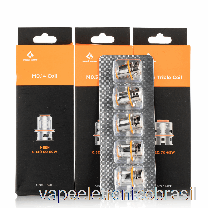 Vape Recarregável Geek Vape M Bobinas De Substituição 0,15ohm M Quad Coil